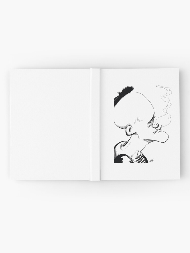 Alternate view of Inktober 2017 Day 04 - French Smoker Hardcover Journal