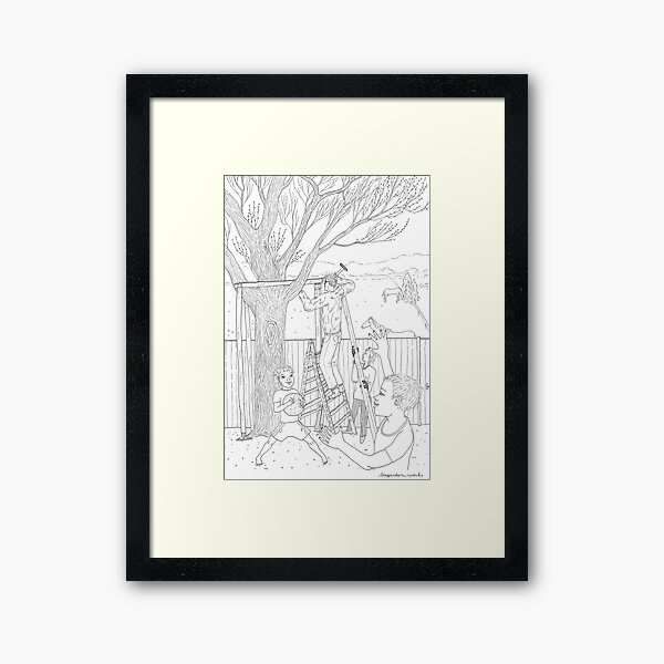 beegarden.works 011 Framed Art Print
