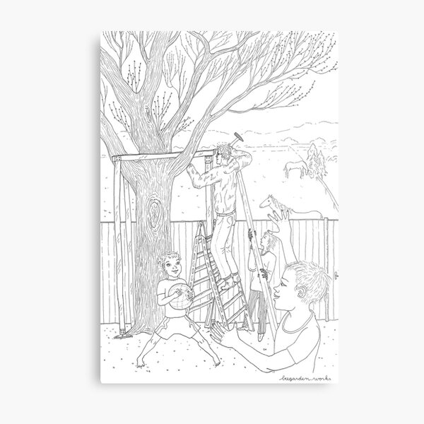 beegarden.works 011 Metal Print
