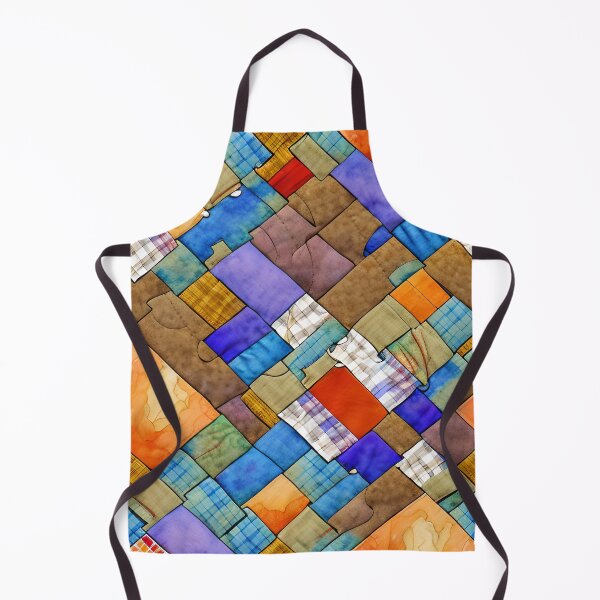 Item preview, Colorful Western Country Simulated Quilt Pattern designed and sold by Sweet  Zoe Shop.