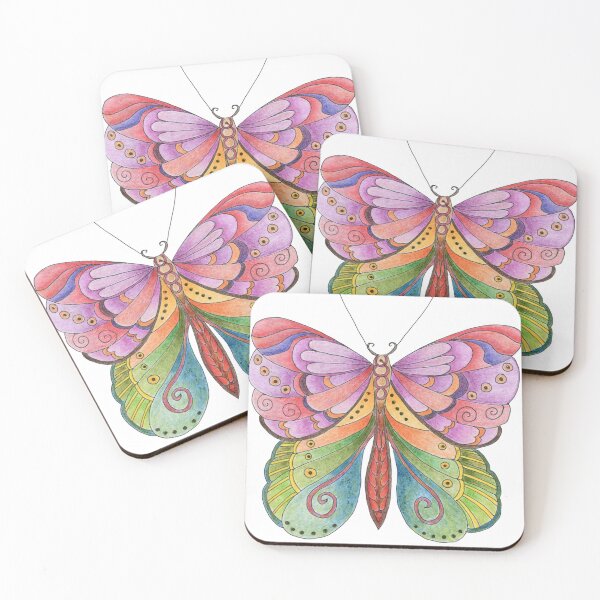 Item preview, Colorful butterfly designed and sold by thunia.