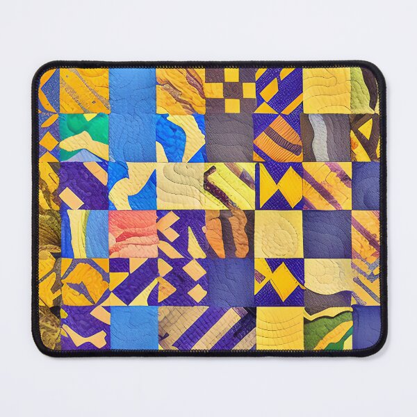 Item preview, Bright Colors Quilt Inspired Tile Pattern designed and sold by Sweet  Zoe Shop.