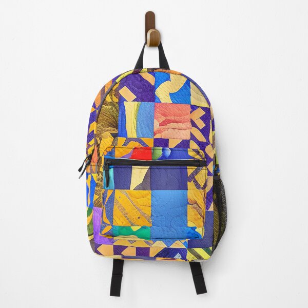 Item preview, Bright Colors Quilt Inspired Tile Pattern designed and sold by Sweet  Zoe Shop.
