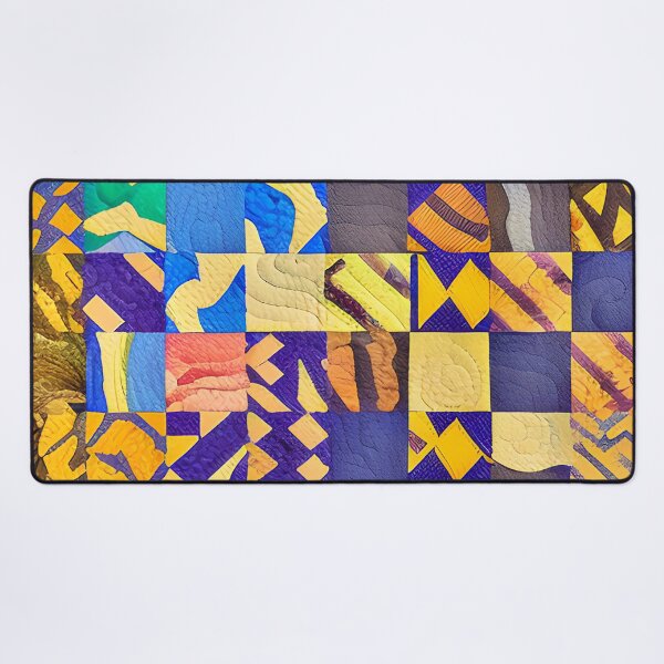Item preview, Bright Colors Quilt Inspired Tile Pattern designed and sold by Sweet  Zoe Shop.
