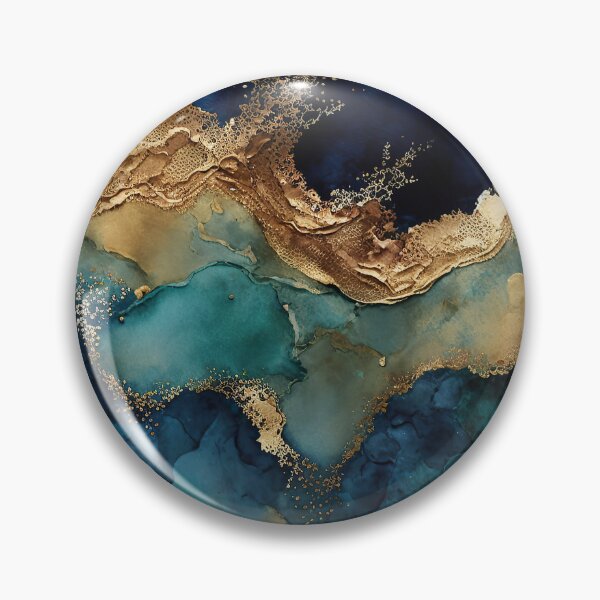 Item preview, Wild Dark Night Liquid Paint Ocean designed and sold by MysticMarble.