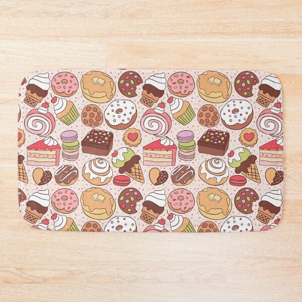 Item preview, Cute sweet desserts pattern  designed and sold by Yarafantasyart.