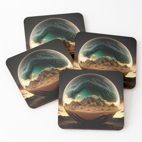 Item preview, Fantasy Landscape Art, Alien Invasion designed and sold by Fantasy Masterpiece.