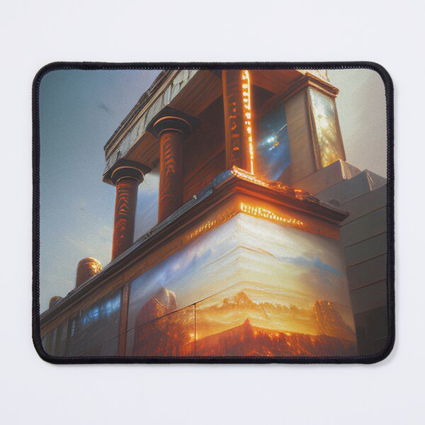 Item preview, "Futuristic Knossos Palace v2" Uncovering the Mystery. An Exploration of Ancient Greek Art and Culture. designed and sold by nicpa-art.