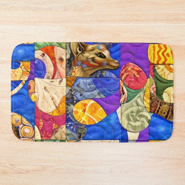 Item preview, Faux Quilt Tile Pattern designed and sold by Sweet  Zoe Shop.