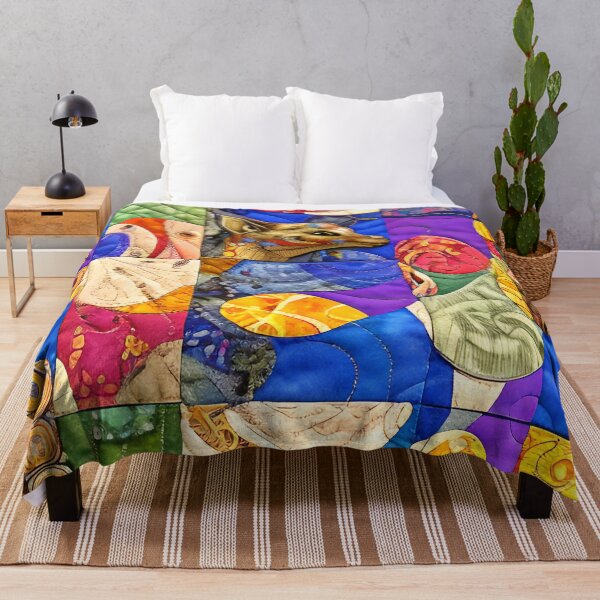 Item preview, Faux Quilt Tile Pattern designed and sold by Sweet Zoe Shop.