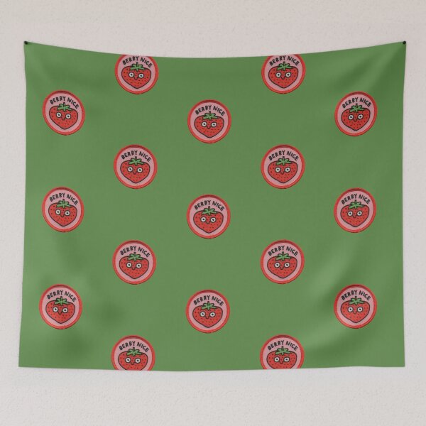 Item preview, berry nice strawberry face designed and sold by indie cottage.