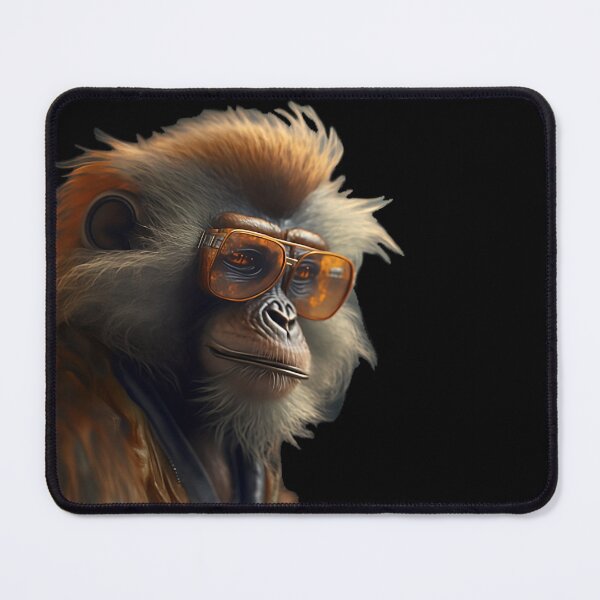 Item preview, Monkey Wearing Sunglasses designed and sold by AiInker.
