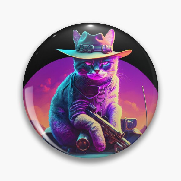 Item preview, Cowboy cat designed and sold by CustomPrintHub.