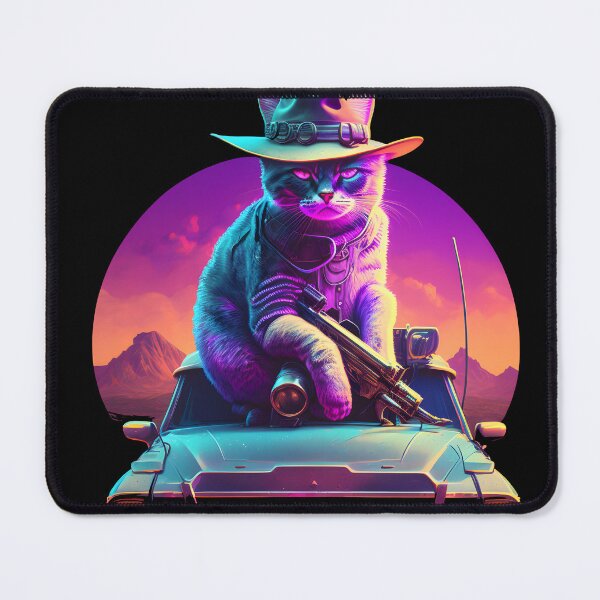 Item preview, Cowboy cat designed and sold by CustomPrintHub.