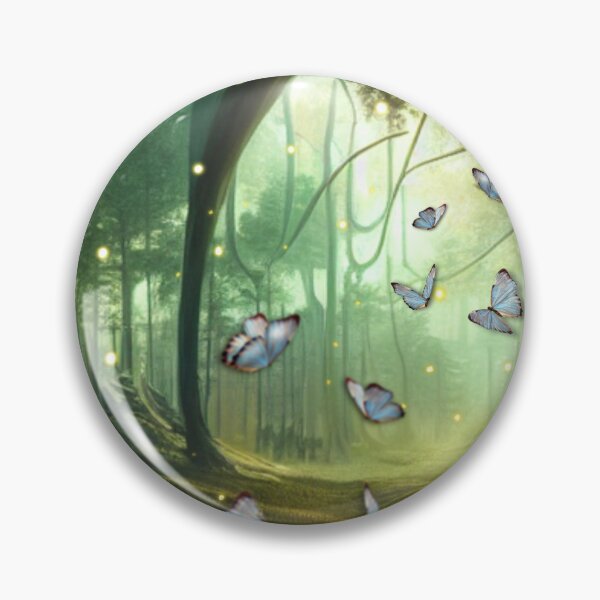 Item preview, Mystical Forest with Butterflies Fantasy designed and sold by SiYDesigns.