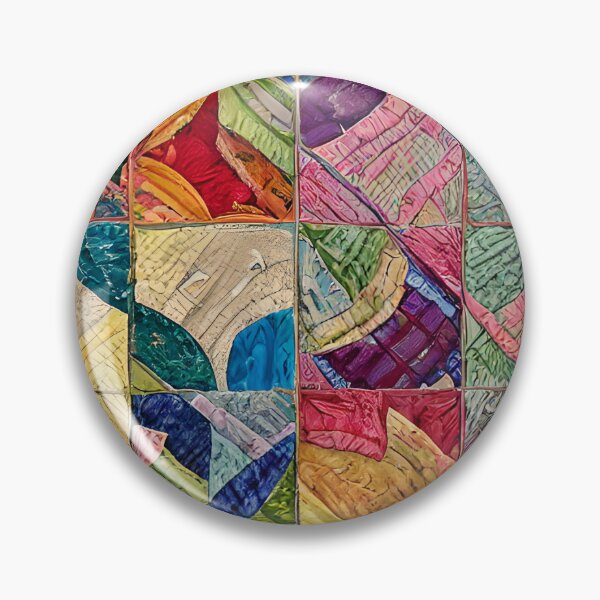 Item preview, Abstract Quilt Style Tile Pattern designed and sold by Sweet  Zoe Shop.