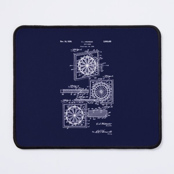 Item preview, Dartboard - Remastered Patent - Darts Player Gift designed and sold by CourtOfApparel.