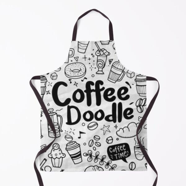 Item preview, coffee doodle food designed and sold by Ladyvml.