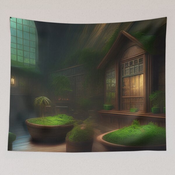Item preview, Ancient Castle Interior with Wooden Elements and Grass designed and sold by FireScreen.
