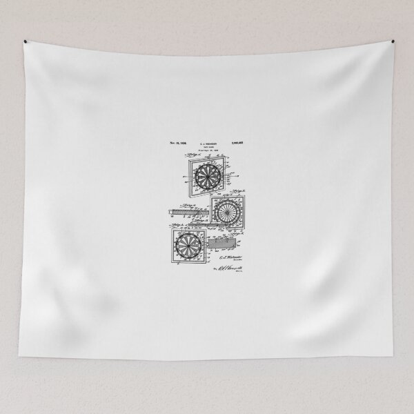 Item preview, Dartboard - Remastered Patent - Darts Player Gift designed and sold by CourtOfApparel.