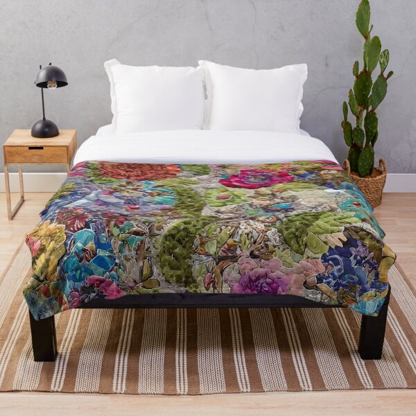 Item preview, Floral Quilt Style Tile Pattern designed and sold by Sweet  Zoe Shop.