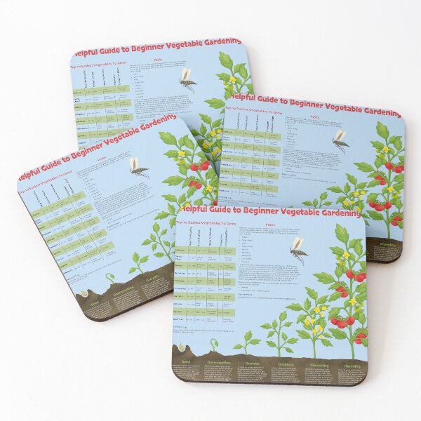 Item preview, Beginner Vegetable Garden Guide designed and sold by LexIllustration.
