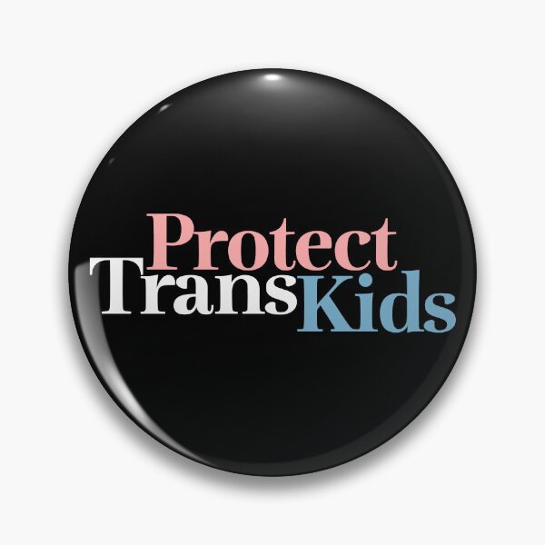 Item preview, Protect Trans Kids - Blue, Pink, White (on black) designed and sold by Thelittlelord.