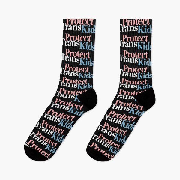 Item preview, Protect Trans Kids - Blue, Pink, White (on black) designed and sold by Thelittlelord.