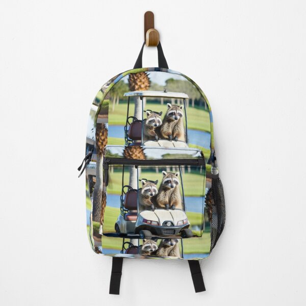 Item preview, Raccoons Driving a Golf Cart in Florida designed and sold by Bleknervin.