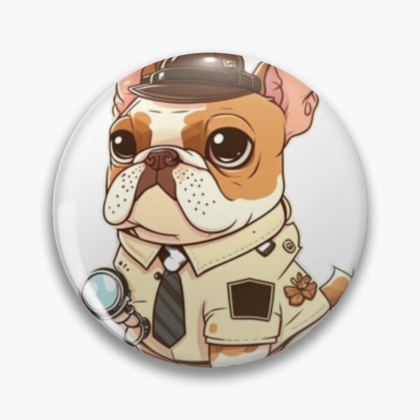 Item preview, Frenchie the Security Guard French Bulldog  designed and sold by PetsEnough.