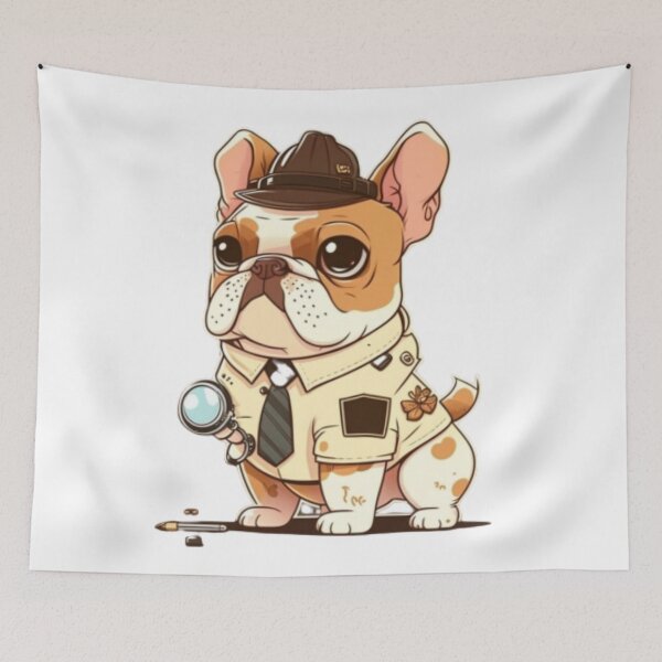 Item preview, Frenchie the Security Guard French Bulldog  designed and sold by PetsEnough.