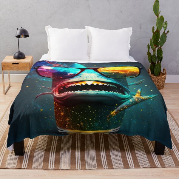 Item preview, shark with sunglasses designed and sold by LoveyDesign.