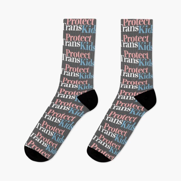 Item preview, Protect Trans Kids - Blue, Pink, White (on gray) designed and sold by Thelittlelord.