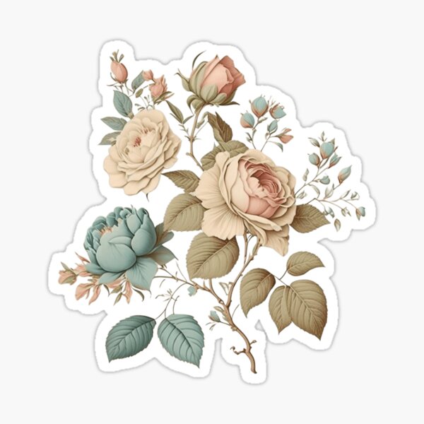 Society6 ケース Vintage Flowers in the rain by Love2Snap Love Lives On Spray - Sunset Gardens