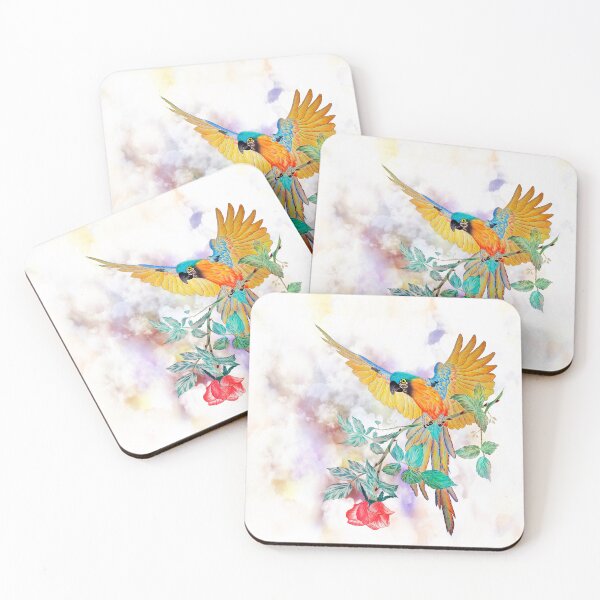 Item preview, Beautiful macaw as rose boats designed and sold by Dusanka Djeric.