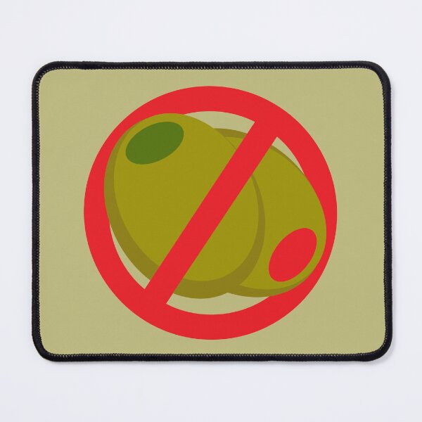 Item preview, Funny I Hate Olives Sign designed and sold by HotHibiscus.
