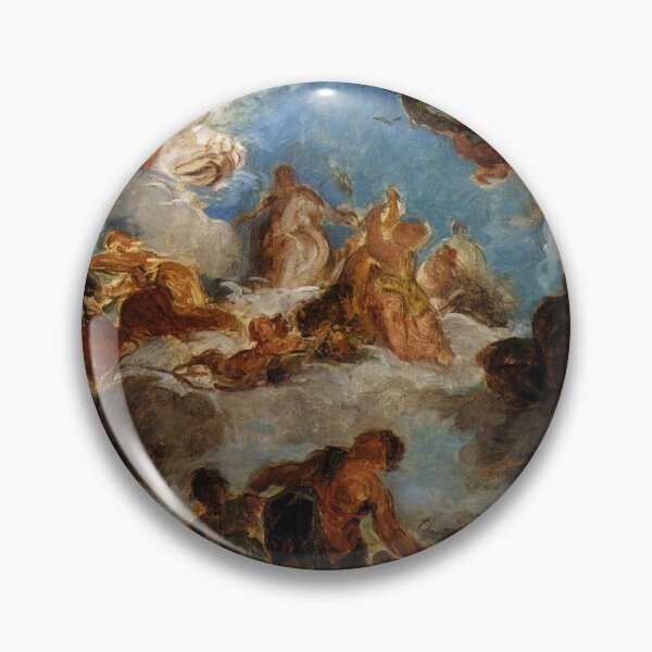 Item preview, Eugene Delacroix Sketch for Peace Descends to Earth designed and sold by r2e1a.