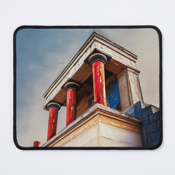 Item preview, "Painting of Knossos Palace" Uncovering the Mystery. An Exploration of Ancient Greek Art and Culture. designed and sold by nicpa-art.