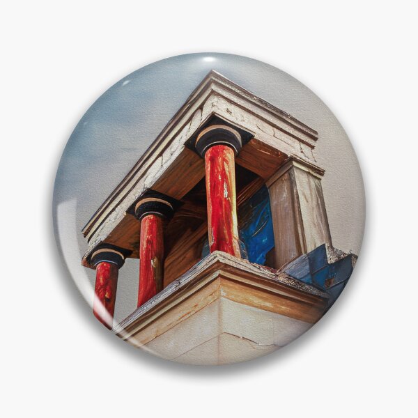 Item preview, "Painting of Knossos Palace" Uncovering the Mystery. An Exploration of Ancient Greek Art and Culture. designed and sold by nicpa-art.