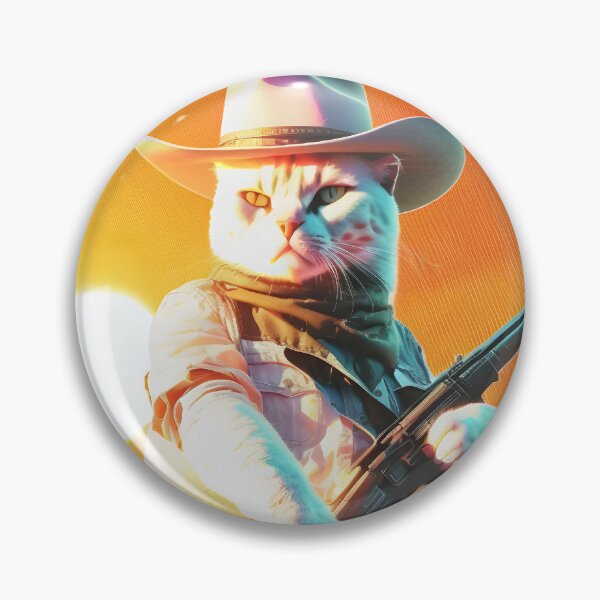 Item preview, Cowboy cat designed and sold by CustomPrintHub.