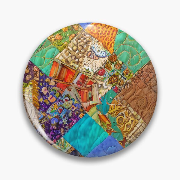 Item preview, Abstract Faux Quilt Pattern designed and sold by Sweet  Zoe Shop.