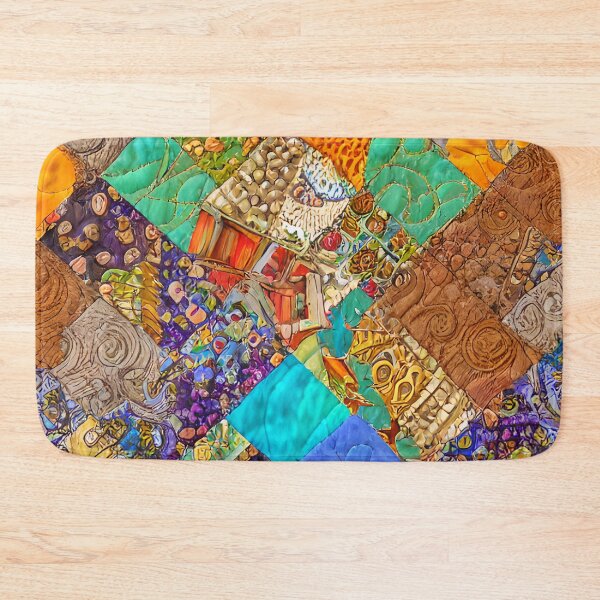 Item preview, Abstract Faux Quilt Pattern designed and sold by Sweet  Zoe Shop.