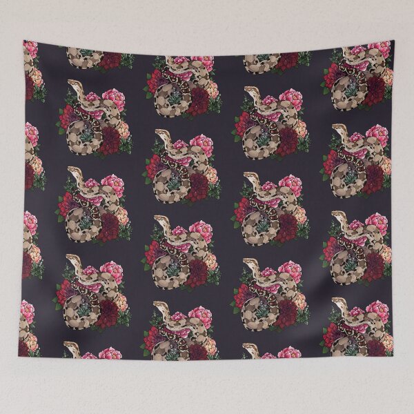 Item preview, Floral Boa Constrictor designed and sold by Morgan Carpenter.