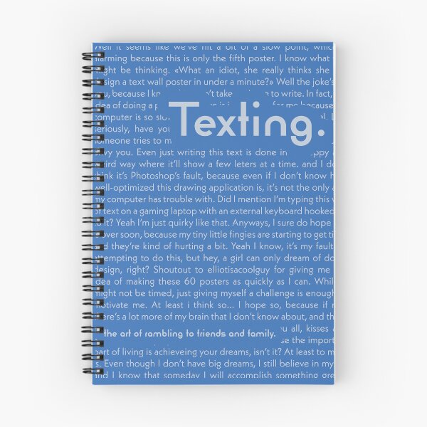 Item preview, #5: texting designed and sold by MinmaxJohnson.