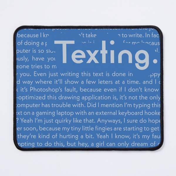 Item preview, #5: texting designed and sold by MinmaxJohnson.