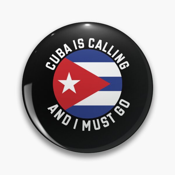Item preview, Cuba  is calling and I must go  - Motivational quote  designed and sold by obedtheartist.