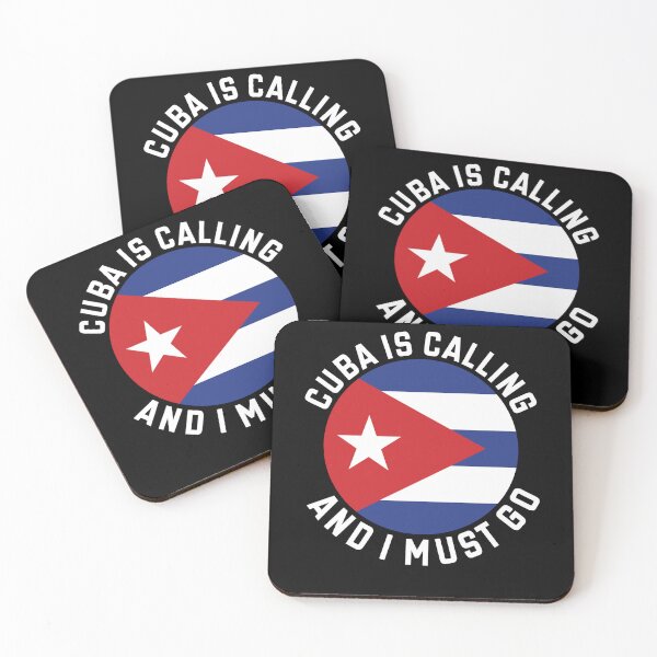 Item preview, Cuba  is calling and I must go  - Motivational quote  designed and sold by obedtheartist.