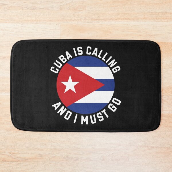 Item preview, Cuba  is calling and I must go  - Motivational quote  designed and sold by obedtheartist.