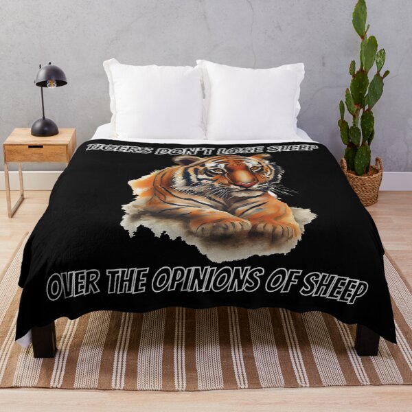 Item preview, Tigers don't lose sleep over the opinions of sheep designed and sold by SushiAnn.