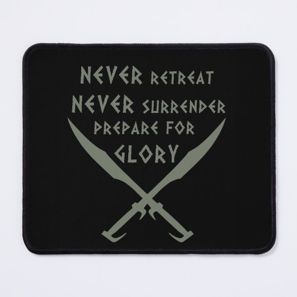 Item preview, Never Retreat-Never Surrender-Prepare for Glory-Spartan designed and sold by augustinet.